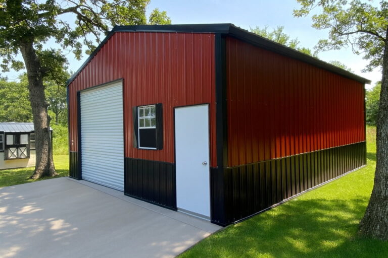 Red Metal Garage_Texwin Metal