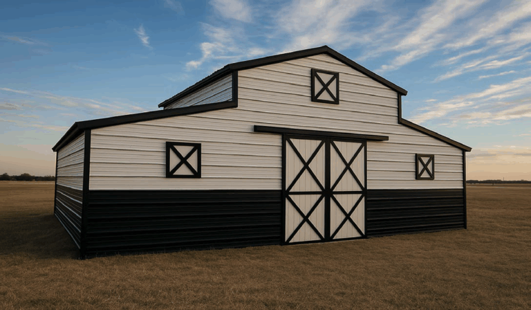Texwin-Beige and Brown Texas Barn