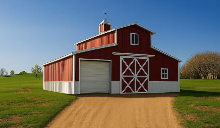 Texwin Red and White Barn