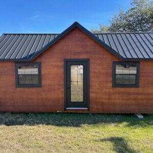12x24 Cambridge Dormer High-Wall Shed with Electrical Package | Rent-to-Own – Granbury, TX