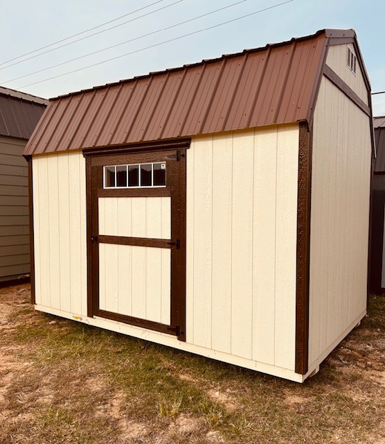 8x12 Side Lofted Barn Shed with Electrical Package | Rent-to-Own Storage Shed – Granbury, TX
