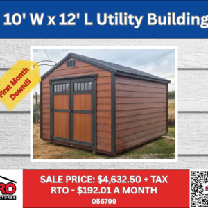 10x12 Utility Shed for Sale in Texas | Portable Storage Building | ProStructures